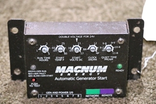 USED MAGNUM ENERGY AUTOMATIC GENERATOR START RV PARTS FOR SALE