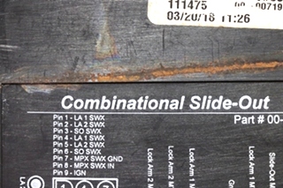 USED RV 00-00719-200 INTELLITEC COMBINATIONAL SLIDE OUT WITH VOICE FOR SALE