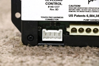 USED POWER GEAR 140-1227 LEVELING CONTROL MODULE MOTORHOME PARTS FOR SALE