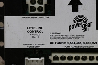 USED RV 140-1227 POWER GEAR LEVELING CONTROL MODULE FOR SALE