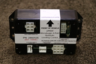 USED MOTORHOME LIPPERT 289252E 4 POINT HYDRAULIC LEVELING CONTROL FOR SALE