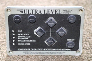 USED ULTRA LEVEL 12594A HYDRAULIC LEVELING SYSTEM TOUCH PAD MOTORHOME PARTS FOR SALE