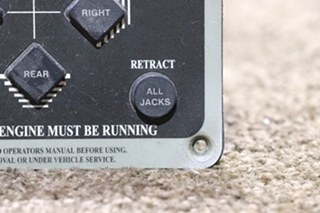 USED ULTRA LEVEL 12594A HYDRAULIC LEVELING SYSTEM TOUCH PAD MOTORHOME PARTS FOR SALE