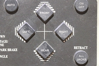 USED ULTRA LEVEL 12594A HYDRAULIC LEVELING SYSTEM TOUCH PAD MOTORHOME PARTS FOR SALE