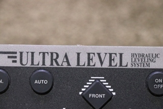 USED ULTRA LEVEL HYDRAULIC LEVELING SYSTEM TOUCH PAD 12594A RV/MOTORHOME PARTS FOR SALE