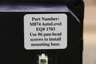 USED RV 1703 EQUALIZER SYSTEMS AUTO LEVEL TOUCH PAD FOR SALE