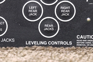 USED POWER GEAR 500456 LEVELING CONTROLS TOUCH PAD MOTORHOME PARTS FOR SALE