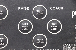 USED RV/MOTORHOME POWER GEAR LEVELING CONTROLS TOUCH PAD 500731 FOR SALE