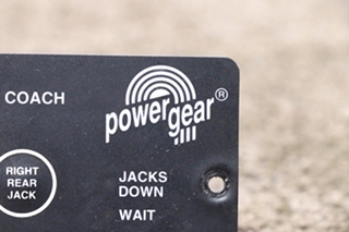 USED RV/MOTORHOME POWER GEAR LEVELING CONTROLS TOUCH PAD 500731 FOR SALE