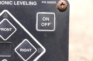 USED POWER GEAR 500629 ELECTRONIC LEVELING TOUCH PAD MOTORHOME PARTS FOR SALE