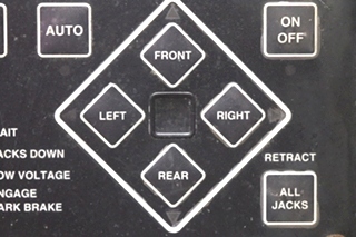 USED POWER GEAR 500629 ELECTRONIC LEVELING TOUCH PAD MOTORHOME PARTS FOR SALE