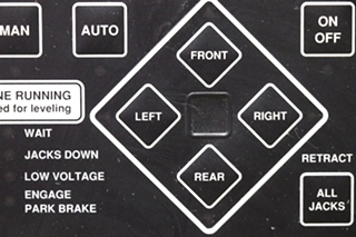 USED POWER GEAR ELECTRONIC LEVELING TOUCH PAD 140-1226 RV/MOTORHOME PARTS FOR SALE