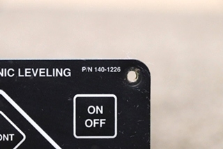 USED POWER GEAR ELECTRONIC LEVELING TOUCH PAD 140-1226 RV/MOTORHOME PARTS FOR SALE