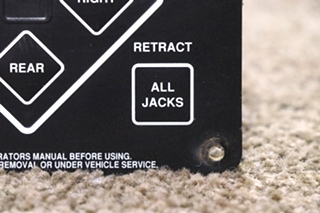 USED RV 140-1226 POWER GEAR ELECTRONIC LEVELING TOUCH PAD FOR SALE