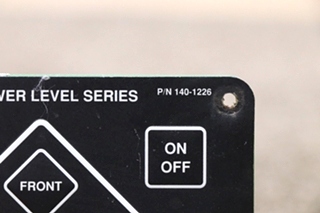 USED RV 140-1226 POWER GEAR ELECTRONIC LEVELING TOUCH PAD FOR SALE