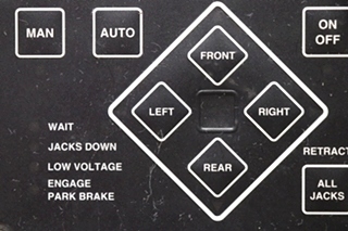 USED MOTORHOME POWER GEAR 500629 ELECTRONIC LEVELING TOUCH PAD FOR SALE