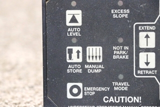 USED HWH COMPUTERIZED LEVELING TOUCH PAD RV PARTS FOR SALE