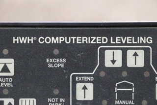USED HWH COMPUTERIZED LEVELING TOUCH PAD RV PARTS FOR SALE