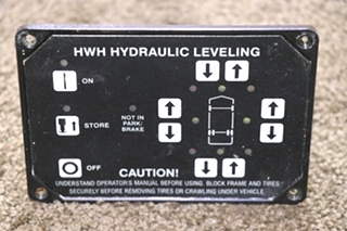 USED HWH HYDRAULIC LEVELING TOUCH PAD AP10215 RV/MOTORHOME PARTS FOR SALE