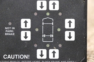 USED HWH HYDRAULIC LEVELING TOUCH PAD AP10215 RV/MOTORHOME PARTS FOR SALE