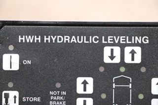 USED HWH HYDRAULIC LEVELING TOUCH PAD AP10215 RV/MOTORHOME PARTS FOR SALE