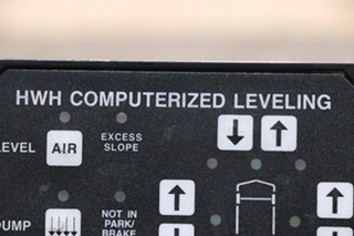 USED MOTORHOME HWH COMPUTERIZED LEVELING TOUCH PAD FOR SALE