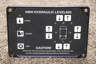 USED AP29691 HWH HYDRAULIC LEVELING TOUCH PAD RV PARTS FOR SALE
