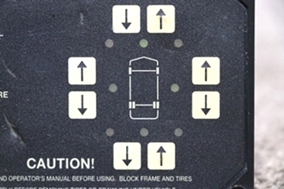 USED HWH HYDRAULIC LEVELING AP29691 TOUCH PAD MOTORHOME PARTS FOR SALE