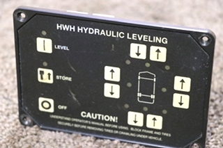 USED HWH HYDRAULIC LEVELING AP29691 TOUCH PAD MOTORHOME PARTS FOR SALE