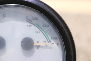 USED RV W-11049-04 4 IN 1 FUEL / TEMP / OIL / TEMP DASH GAUGE FOR SALE