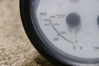 USED RV W-11049-04 4 IN 1 FUEL / TEMP / OIL / TEMP DASH GAUGE FOR SALE