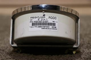 USED MOTORHOME FREIGHTLINER W22-00012-007 3 IN 1 TACH / FUEL / VOLT DASH GAUGE FOR SALE