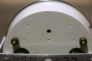 USED 946487 3 IN 1 FUEL / TRANS / WATER DASH GAUGE RV PARTS FOR SALE