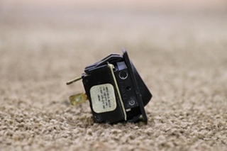 USED BLACK ROCKER SWITCH 0852-0113 RV/MOTORHOME PARTS FOR SALE