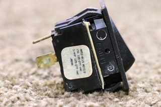 USED BLACK ROCKER SWITCH 0852-0113 RV/MOTORHOME PARTS FOR SALE
