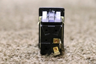 USED RV 0852-0113 BLACK ROCKER SWITCH FOR SALE