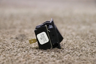 USED RV 0852-0113 BLACK ROCKER SWITCH FOR SALE