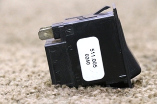 USED RV/MOTORHOME MIRROR HEAT DASH SWITCH 511.005 FOR SALE