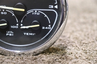 USED RV/MOTORHOME SPARTAN 3 IN 1 TACH / OIL / TEMP DASH GAUGE FOR SALE