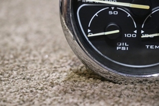 USED RV/MOTORHOME SPARTAN 3 IN 1 TACH / OIL / TEMP DASH GAUGE FOR SALE
