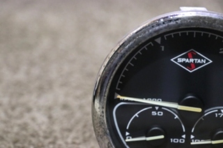 USED RV/MOTORHOME SPARTAN 3 IN 1 TACH / OIL / TEMP DASH GAUGE FOR SALE