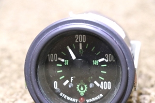 USED STEWART WARNER TRANS TEMP DASH GAUGE RV/MOTORHOME PARTS FOR SALE