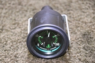 USED STEWART WARNER ENG TEMP DASH GAUGE RV/MOTORHOME PARTS FOR SALE