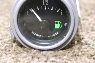 USED RV STEWART WARNER FUEL DASH GAUGE FOR SALE