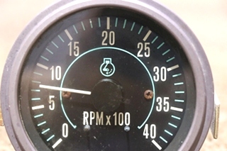 USED RV/MOTORHOME STEWART WARNER TACHOMETER DASH GAUGE FOR SALE