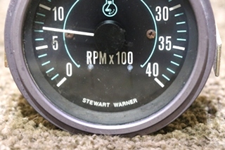 USED RV/MOTORHOME STEWART WARNER TACHOMETER DASH GAUGE FOR SALE