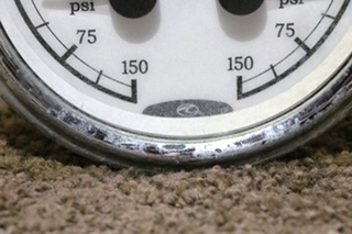 USED 3 IN 1 TACH / FRONT / REAR DASH GAUGE RV/MOTORHOME PARTS FOR SALE