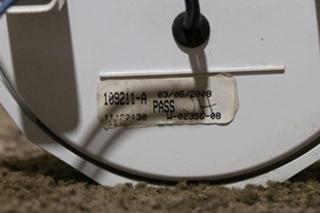 USED 3 IN 1 TACH / FRONT / REAR DASH GAUGE RV/MOTORHOME PARTS FOR SALE