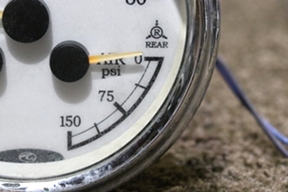 USED 3 IN 1 TACH / FRONT / REAR DASH GAUGE RV/MOTORHOME PARTS FOR SALE