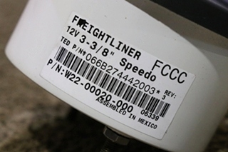 USED MOTORHOME FREIGHTLINER SPEEDOMETER W22-00020-000 DASH GAUGE FOR SALE